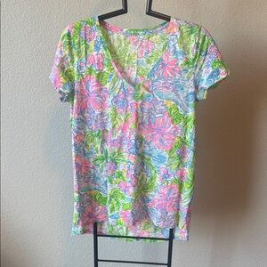 Lilly Pulitzer Aloha Lilly Edition V-Neck T-Shirt